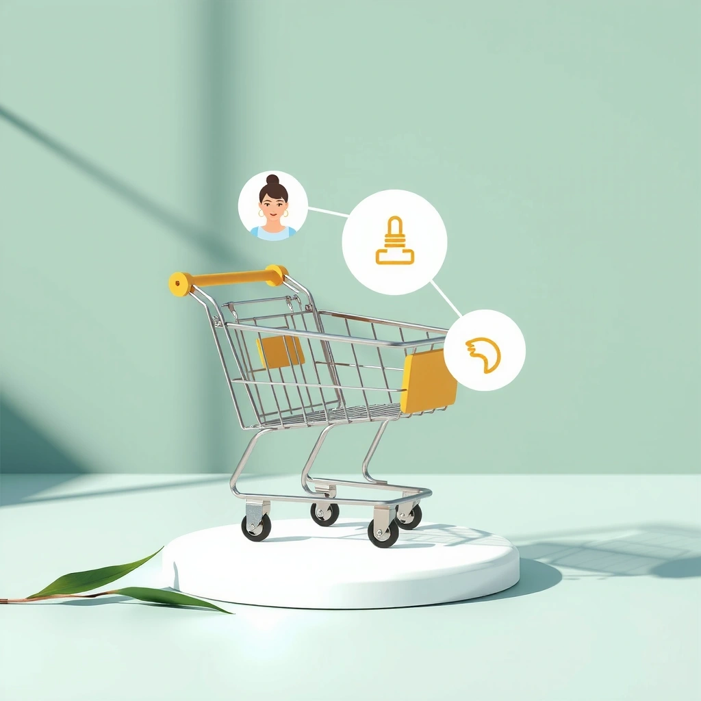 E-commerce functionality illustration